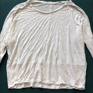 lululemon modal cropped long sleeve